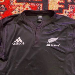 Authentic Adidas All Blacks rugby jersey